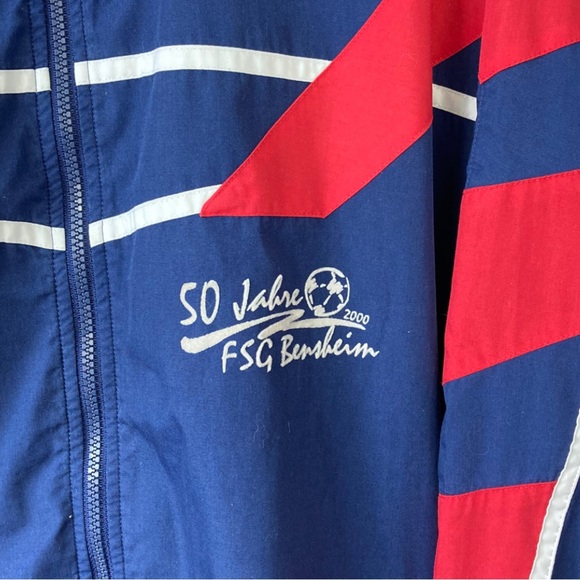 Vintage Adidas Y2K Navy Red Track Jacket - Picture 6 of 12